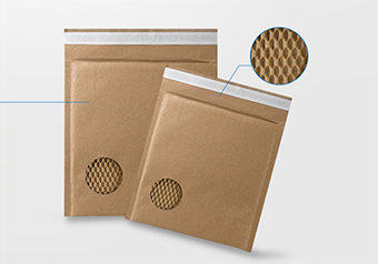 全降解蜂窩紙襯快遞袋